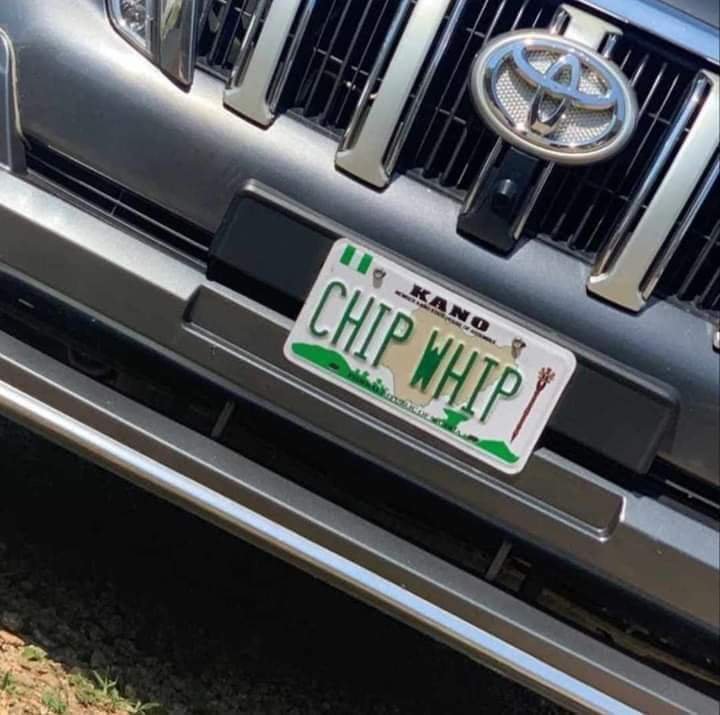 Number plate