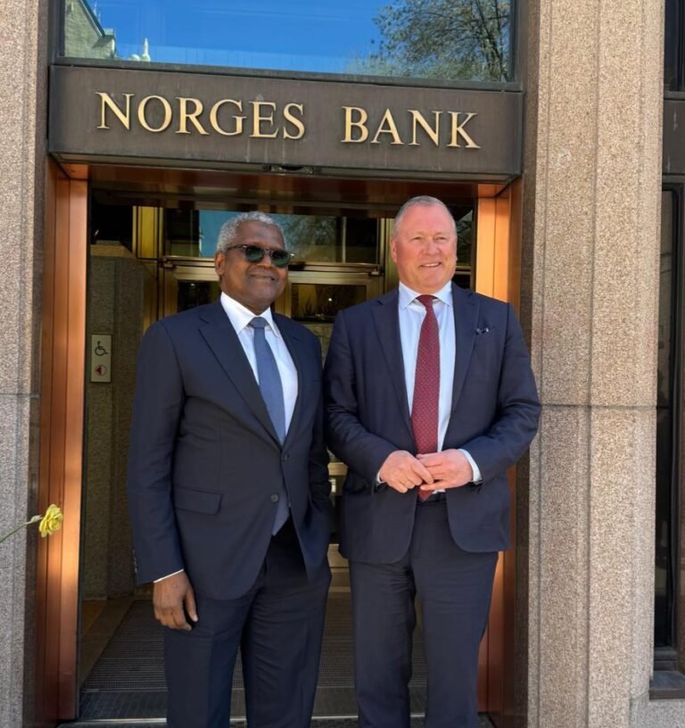 Aliko with Nicolai Tangen