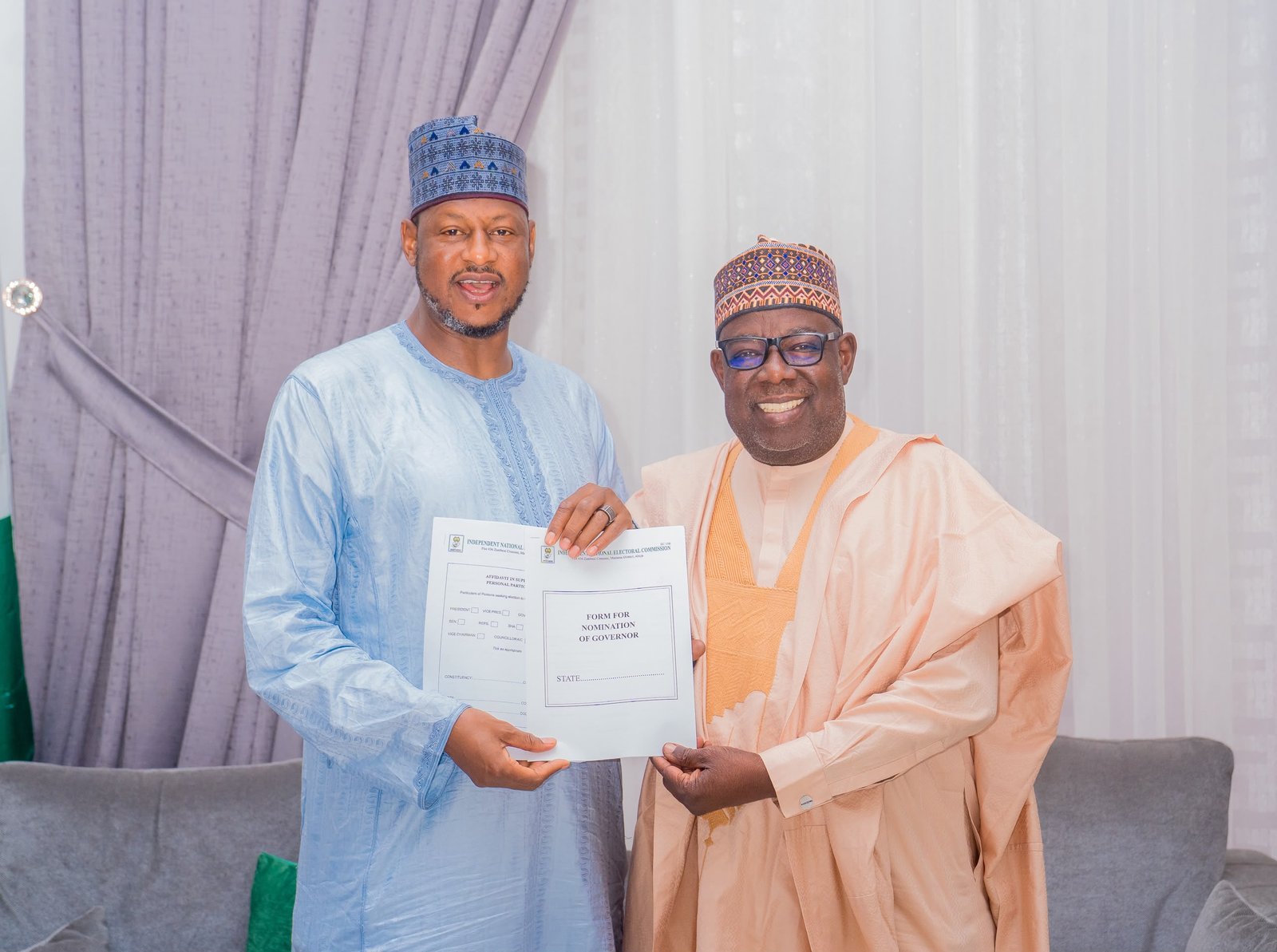 Governor Radda receives INEC nomination forms, calls for APC unity in 2027 race